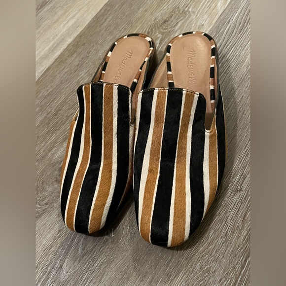 MADEWELL Striped Willa Calf Hair Loafer - Picture 9 of 10